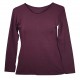 Maglia donna manica lunga Sotto giacca modal Tramonte Lucy