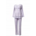 Pigiama Donna Lungo Estivo Premaman Promise Cotone e Viscosa