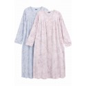 Camicia da Notte Donna Invernale Linclalor Caldo Cotone Taglie Comode