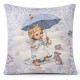 Cuscino Arredo Con Imbottitura Karì Gobelin 45x45 cm Angioletto