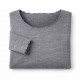 Maglia Intima Donna Tramonte Pura Lana a Costine Manica Lunga