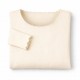 Maglia Intima Donna Tramonte Pura Lana a Costine Manica Lunga