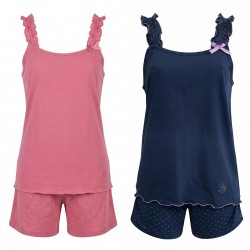 Pigiama Donna Corto Cotone Estivo Spalla Larga Piccoli Segreti