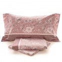 Completo Lenzuola Matrimoniale Biancaluna in Flanella Shabby