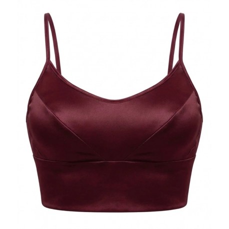 Reggiseno Bralette Tramonte Raso Elasticizzato Coppe Removibili