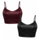 Reggiseno Bralette Tramonte Raso Elasticizzato Coppe Removibili