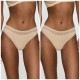2 Slip Donna Triumph Feel of Modal Tai in Pizzo e Modal - Nudo