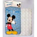 Completo Lenzuola Letto Singolo Disney Topolino Cotone