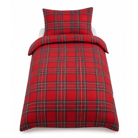 Sacco Copripiumino Tartan Scozzese Cotone Varie Misure