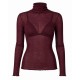 Maglia Manica Lunga Dolcevita Donna Jadea Modal Cashmere Collo Alto