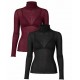 Maglia Manica Lunga Dolcevita Donna Jadea Modal Cashmere Collo Alto