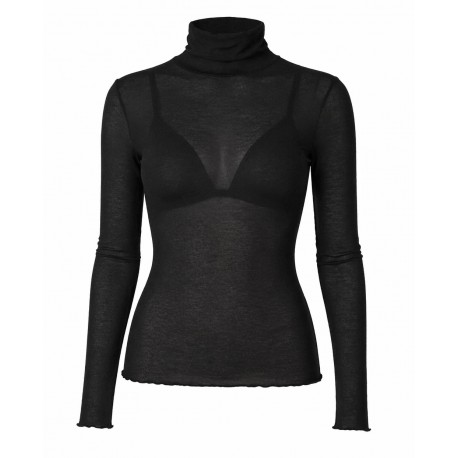 Maglia Manica Lunga Dolcevita Donna Jadea Modal Cashmere Collo Alto
