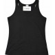 Canotta Donna Olimpionica FRALY Scollo a V Cotone Modal Spalla Larga