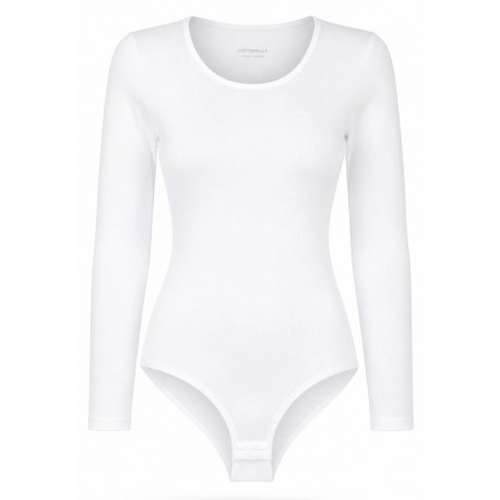 Body Donna COTONELLA Manica Lunga Caldo Cotone Elasticizzato