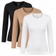 Maglia termica donna Gisela Manica Lunga Invernale Girocollo