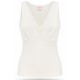 Maglia intima Canottiera donna Lana Cotone Spalla Larga Forma seno Fraly