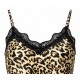 Sottoveste Camicia da notte Donna in Raso Animalier Kuvee