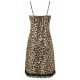  Sottoveste Camicia da notte Donna in Raso Animalier Kuvee
