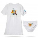 Set Intimo Bimbo Winnie the Pooh Completo T-Shirt e Slip Cotone