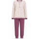 Pigiama Donna Caldo Cotone Invernale Infiore Pois