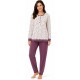 Pigiama Donna Caldo Cotone Invernale Infiore Pois
