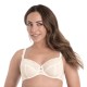 Reggiseno ricamato sfoderato con ferretto Rosa Faia Selma 5634 Crystal