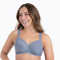 Reggiseno ricamato sfoderato senza ferretto Rosa Faia Eloise 5296
