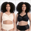 Reggiseno di alleggerimento Anita senza ferretto ricamato Havanna