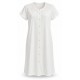 Camicia da Notte Donna Estiva Mezza Manica Lunatica Cotone Aperta Avanti