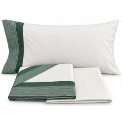 Completo Lenzuola Letto Matrimoniale Puro Cotone