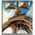 Lenzuola digitale matrimoniale Ambrosiana torre Eiffel