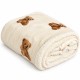 Coperta Plaid Matrimoniale 200x220 Pile Sherpa + Borsa e Portachiavi