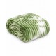 Coperta Plaid Matrimoniale a Costine 200x210 Pile Coral + Borsa Feltro