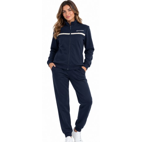 Tuta Donna Invernale Superga Sportiva Cotone Felpato
