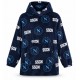 Plaid Poncho TV Maniche Cappuccio SSC Napoli Felpa Coperta Pile Hermet Unisex
