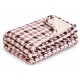 Coperta Plaid Invernale INFIORE 125x180 cm Pile e Sherpa Agnellata Pied-de-Poule