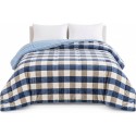 Piumone Trapunta Invernale Matrimoniale Lovely Flannel e Sherpa Tartan