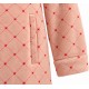 Vestaglia Donna Invernale Caldo Pile Coral Cerniera e Tasche