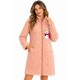 Vestaglia Donna Invernale Caldo Pile Coral Cerniera e Tasche