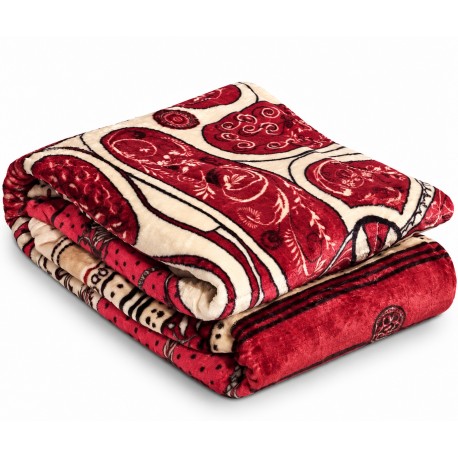 Plaid Coperta Pile Coral Invernale Stampa Digitale 150x200