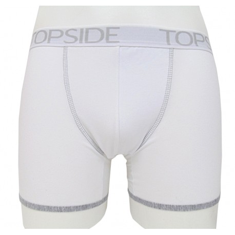 Boxer parigamba uomo in cotone elastico TOP SIDE tinta unita